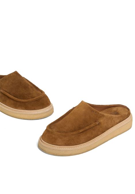 sabot suede uomo marroni MARNI | SBMR004004 P524600M30
